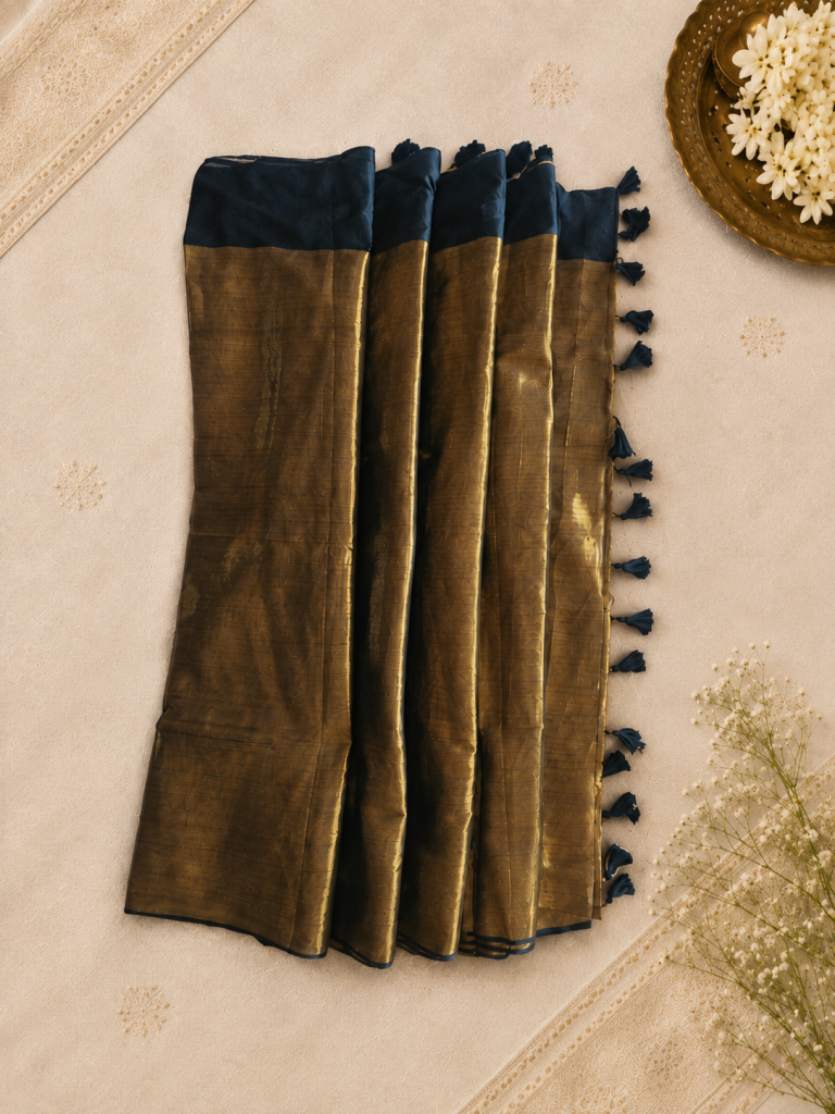 Midnight Gold Mul Cotton