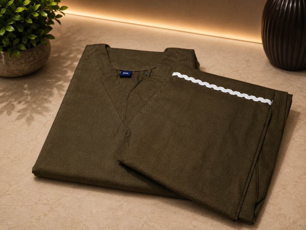 Olive Aura Co-Ord Set